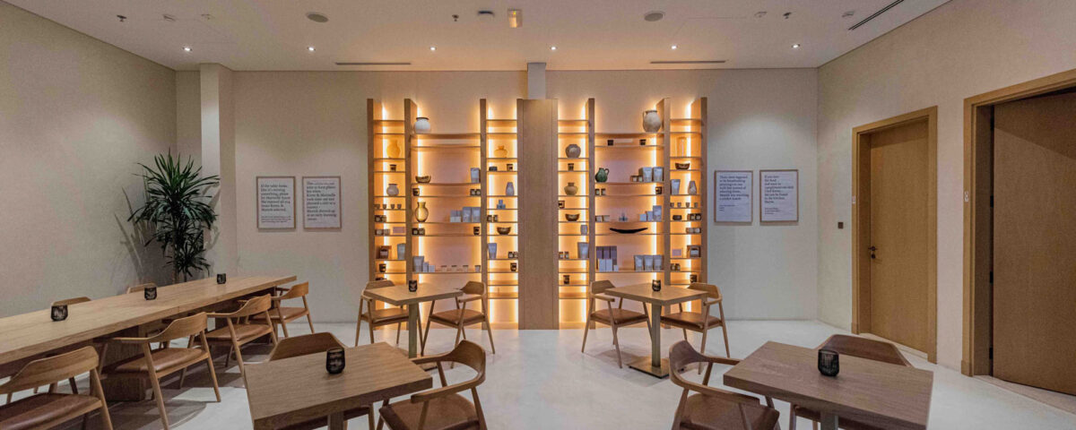 Modern dining area interior in a Dubai residence, architectural interior photography by IBN Films