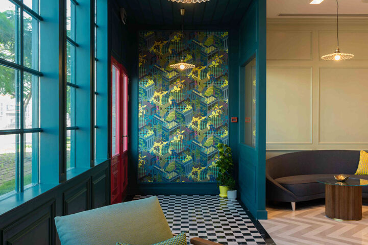 Modern furniture interior in a Dubai residence, architectural interior photography by IBN Films