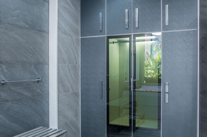 Modern sitting area interior in a contemporary Dubai residence, architectural interior photography by IBN Films