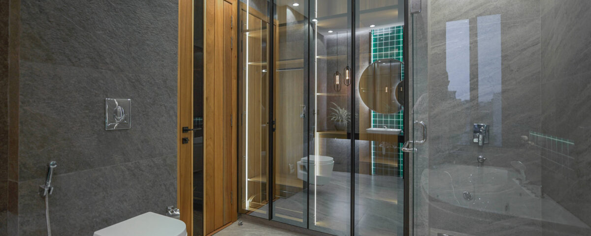 Modern interior space in Dubai with contemporary architectural design, photographed by IBN Films.