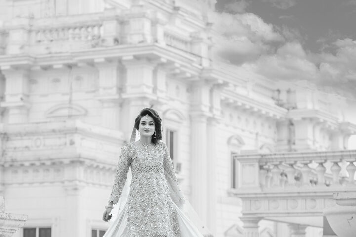 Bridal veil portrait photography in Dubai captured by Ibn Films