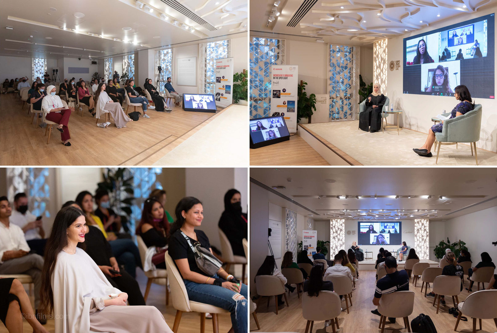 Corporate meeting photography showing professionals in a formal business environment in Dubai.