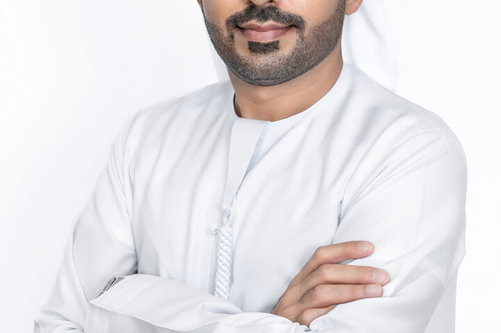 Professional corporate portrait of an Emirati professional in Dubai, photographed by IBN Films