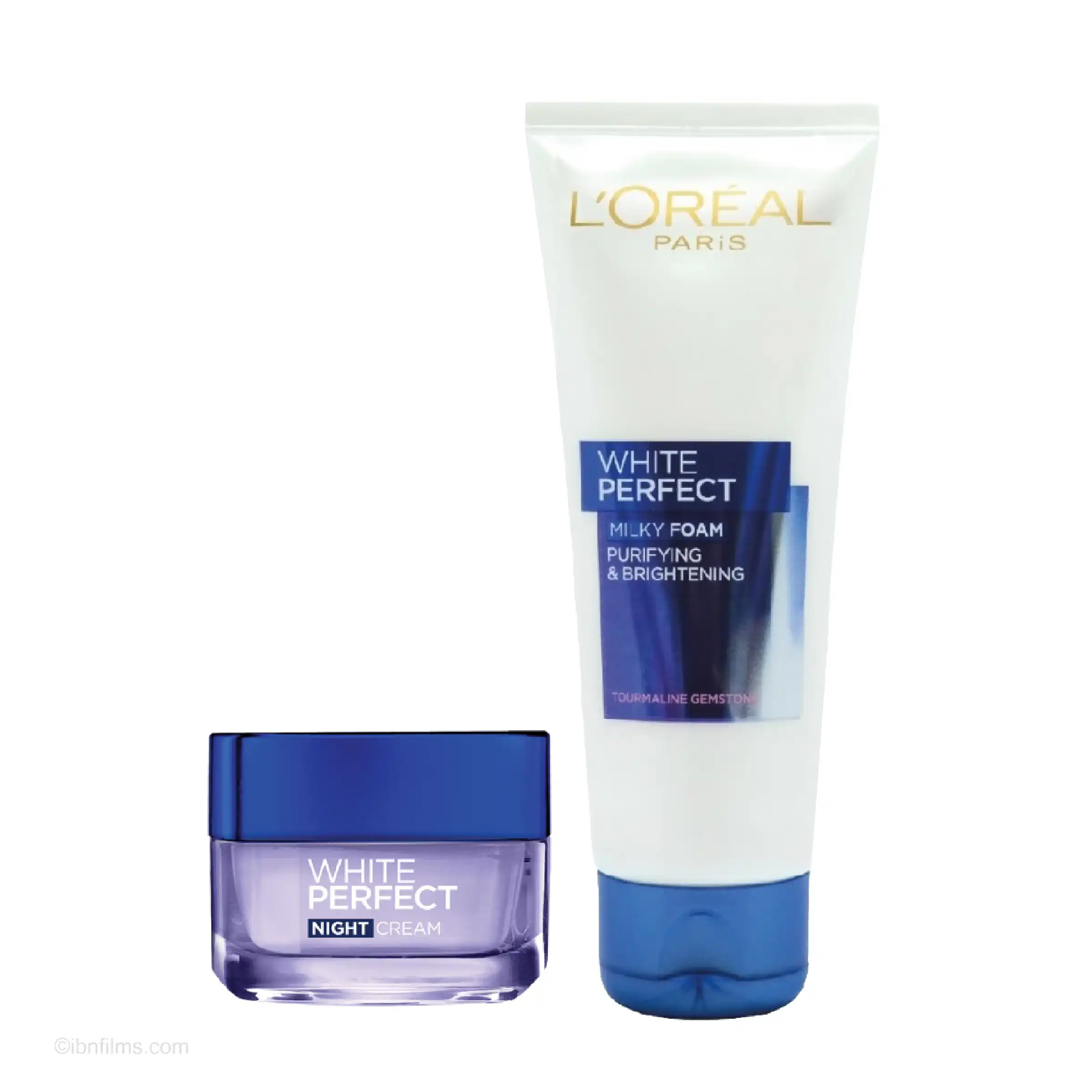 L'Oreal Hydra Fresh Night Mask blue jar product photography by IBNFilms