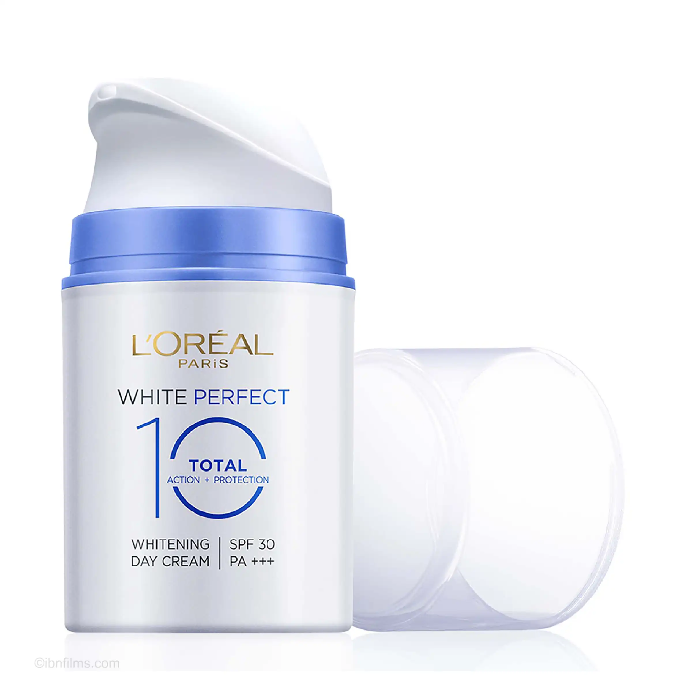 L'Oreal White Perfect Day Cream ecommerce product photography by IBNFilms