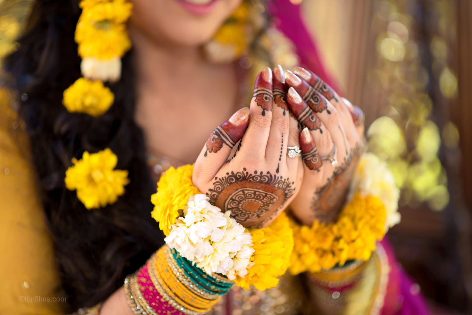 Mehndi ceremony photography capturing traditional Pakistani wedding celebrations in Dubai.