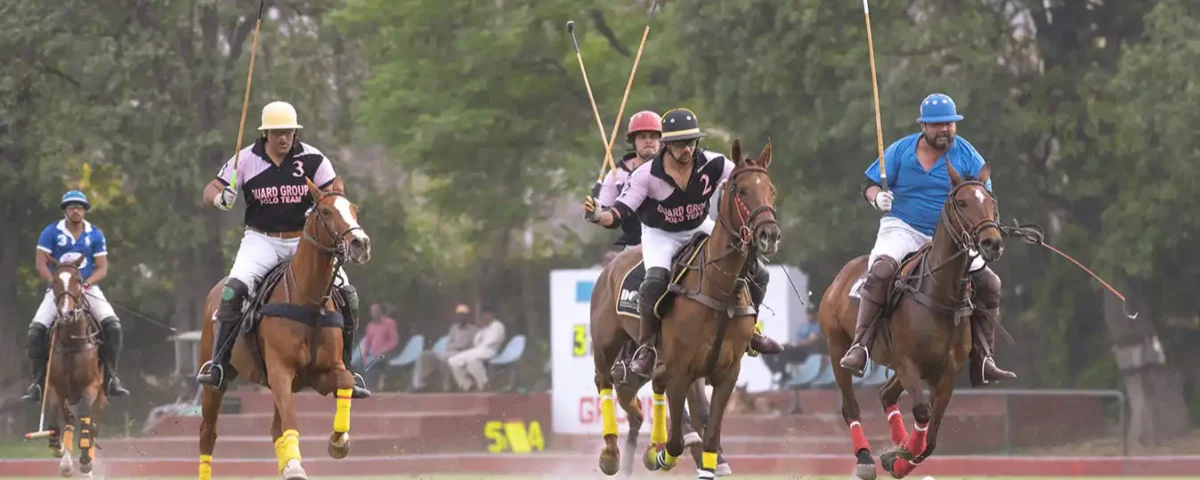 Polo match action photography capturing riders competing during a live game in Dubai, UAE by IBN Films