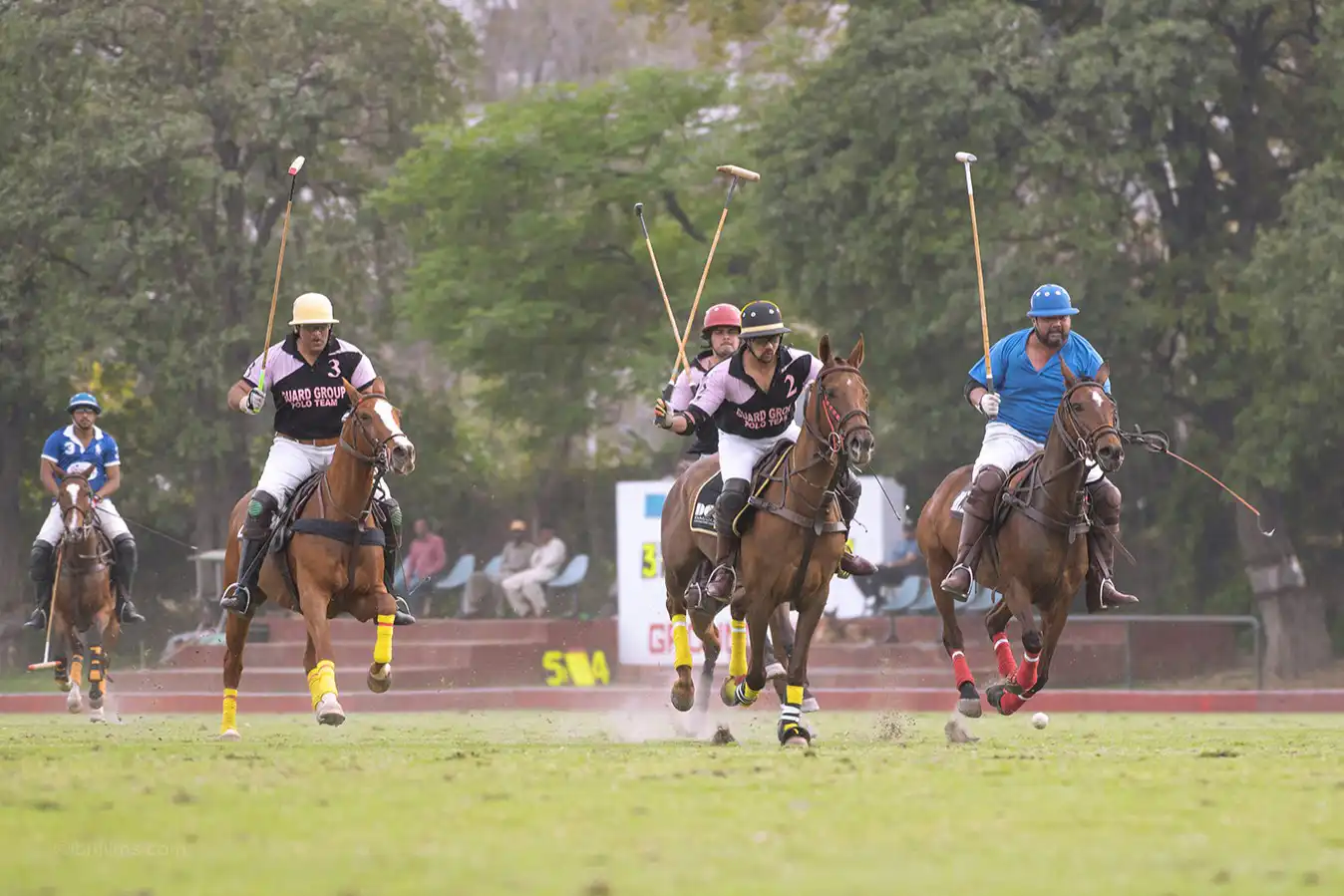 Polo match action photography capturing riders competing during a live game in Dubai, UAE by IBN Films